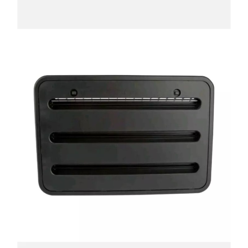 Dometic 3316941.005, Refrigerator Upper/Lower Side Access Vent, Black