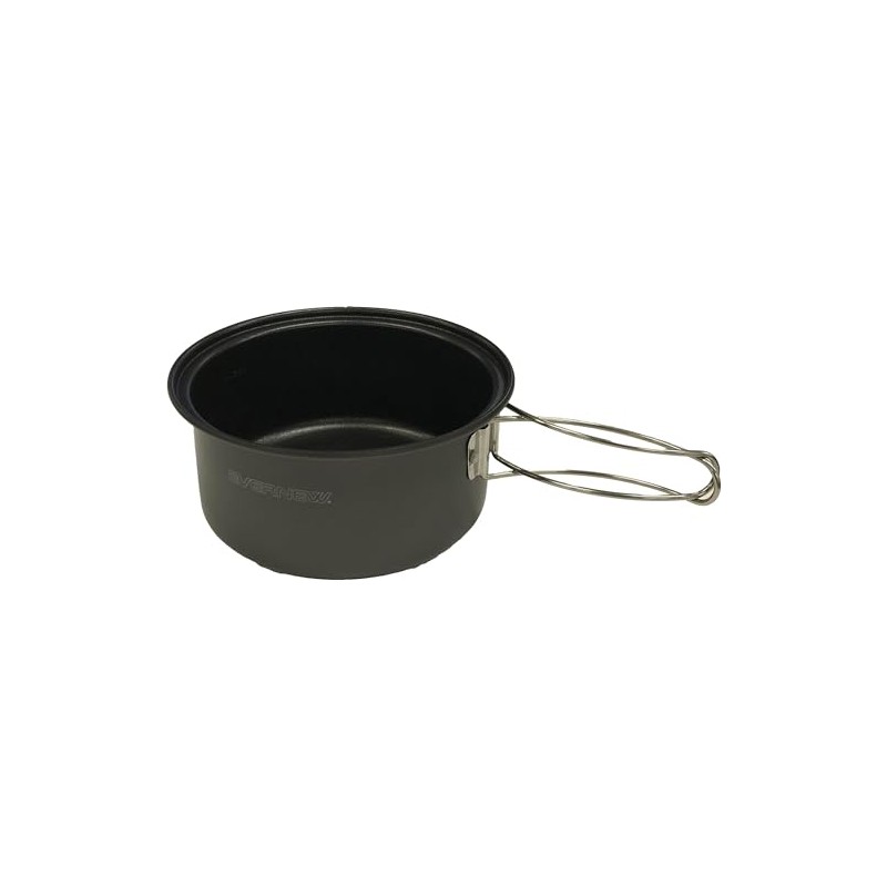 Evernew Ultralight Aluminum Non-Stick Pot, 700mL, Grays