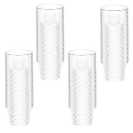 Vexran Jager Bomb Shot Glasses Plastic 175 + 25 ml Shot Glasses Shot Cups Made of PS Material Shot Cups Reusable Shot Glasses Plastic for Party Fun Weddings Pack of 100