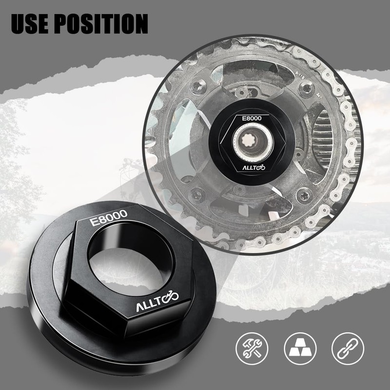 ALLTOO Crankset lockring installation and removal tool for Shimano Steps