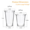 12 Pack Highball Glasses Set, 12 oz & 10 oz