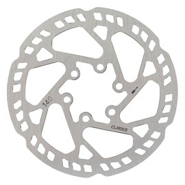 Clarks Cycle Systems CL-01 Single Piece Steel Disc Brake Rotor, Silver, 140mm