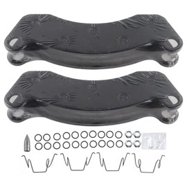 WONSABON 4Pcs Trailer Axle Disc Brake Pad Kit 10k 12k Compatible with Trailer Axle 10,000Lb 12,000Lb Pad Set K71-180-00