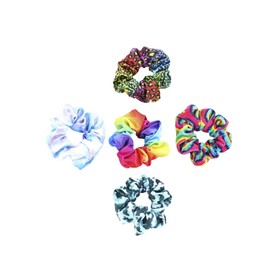 Ipetboom 5pcs Fashion Rainbow Hair Ropes Colorful Hair Ties for Women Elastic Ponytail Holders Unique Styles for Everyday Wear and Special Occasions