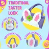 14Pcs Easter Party Favors, Reusable Gift Bags with Handles &