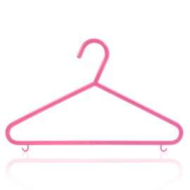 Hangerworld 36 Pink Plastic 30cm Childrens Coat Clothes Garment Trouser Skirt Bar Baby Toddler Hangers.