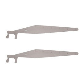 2Pcs Pry Bar Tool, Pry Bar Scraper, Opening Pry Repair Tool, Stainless Steel Pry Tool, Firefighter Tools, Multipurpose Leverage Tool Pry Tool for Repair Maintenance