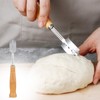 wlertcop 2-Piece Kitchen Baker Lame Bread Slicer Tool with 10