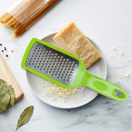 Cheese Food Graters for Kitchen, Stainless Steel Multi-Purpose Slicer for Vegetable Fruit Chocolate Cheese Parmesan Garlic Ginger Nutmeg Lemon Shredder (Green)