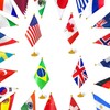 GentleGirl Countries World International Table Flags (24pack)