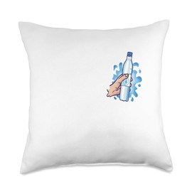 Hydration Specialist Team Manager Waterboy Specialist Team Manager Football Hydrated Waterboy Throw Pillow, 18x18, Multicolor