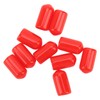Brake Bleed Nipple Caps, Corrosion Resistant PVC Brake Bleeder Screw