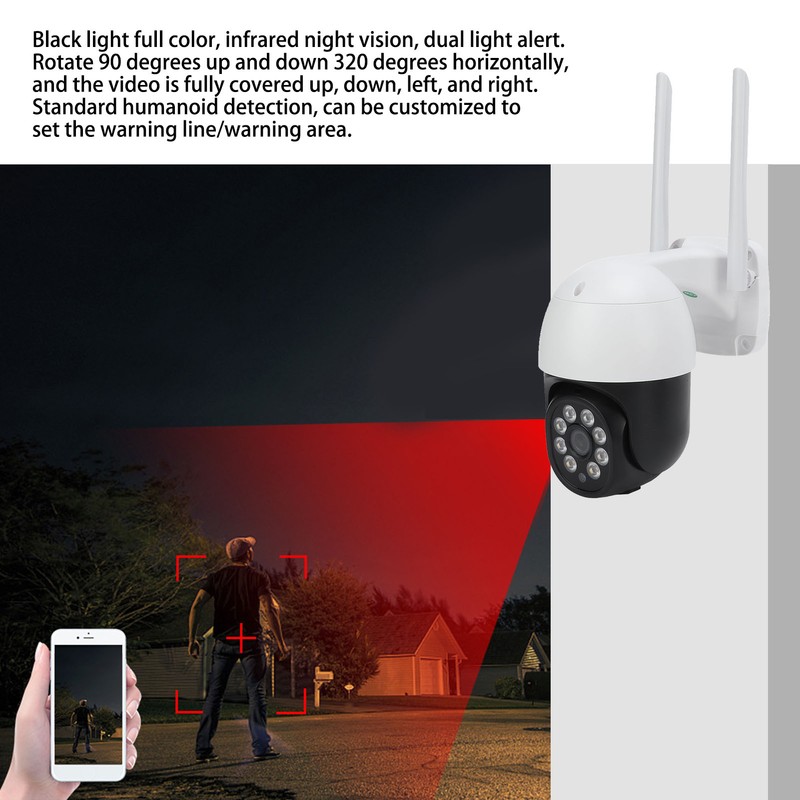 1080P Dome Camera WiFi Security Camera with Night Vision for