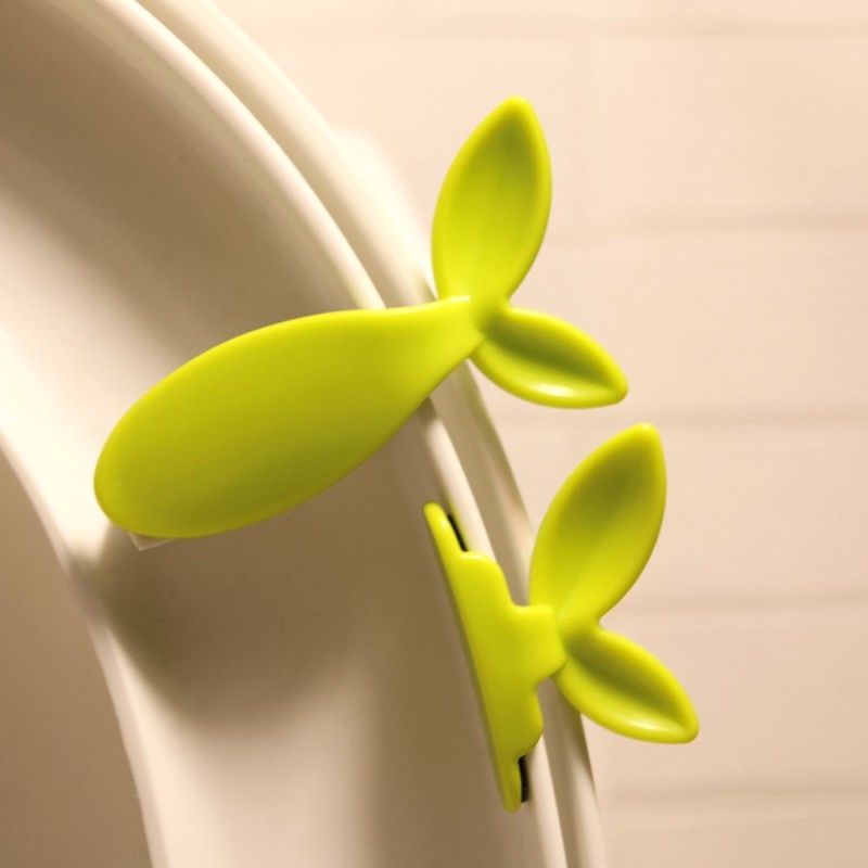 minnilove Toilet Seat Handle Pulls Green Leaf Design Bathroom Supplies