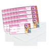 Lashicorn Boarding Pass Surprise Magical Vacation 25pk 3.75x8.25” with Envelopes