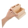 Healeved Beauty Tool Storage Box - Large Capacity Wooden Organizer
