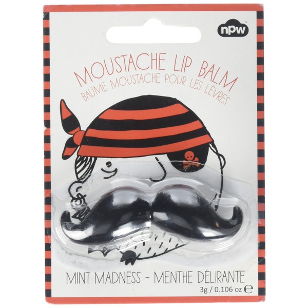 Black Mint Madness Mustache Lip Balm!