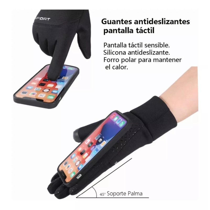 THE9SHOP Guantes Tacticos Neopreno, Resistentes Agua Touchscreen Moto