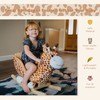 Qaba Kids Plush Ride-On Rocking Horse Toy Giraffe Style with