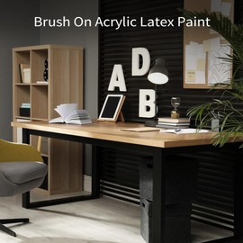 Black Paint Gloss Black 35Oz Multi Surface Enamel Acrylic Touch Up Paint for Wall, Metal, Wood, Furniture, Cabinets, Doors, Tables Scratch Repair