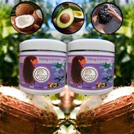 Curl Cream for Wavy Hair - (32 Oz) Pack of 2 - Curl Defining Cream For Non-Sticky, Hydrating & Smooth Curls With Breakage Protection - Maintains Moisture for Men and Women