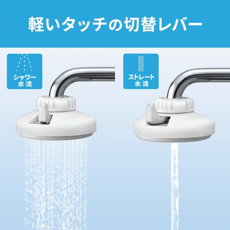 Clitac SFPW-1566 Commercial Water Saving Shower Faucet, Chryshower Pro, White