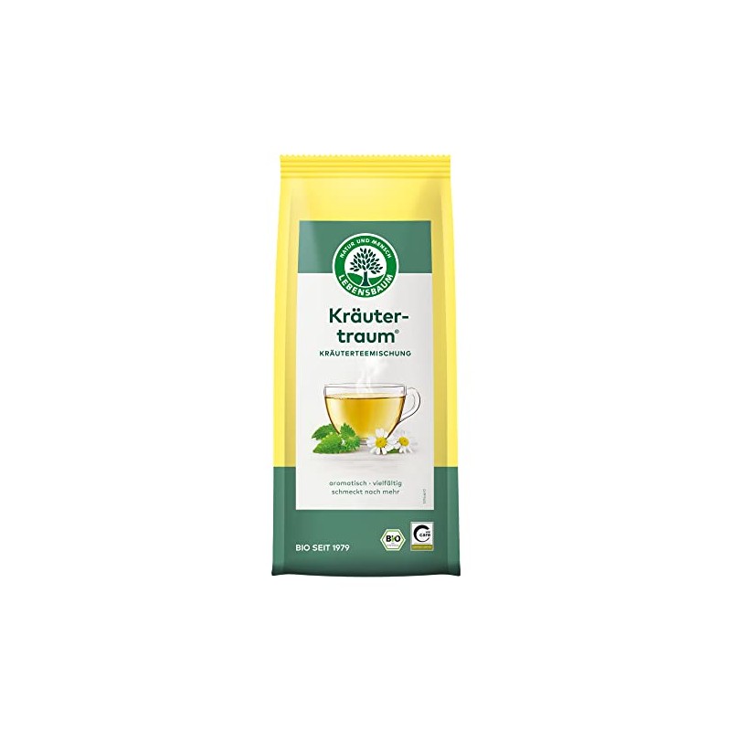 LEBENSBAUM 3 x Kräutertraum, Organic Herbal Tea Blend, Various and