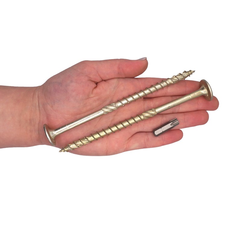 (Pack of 10 pcs) Galvanized Steel 8.0 x 140 mm