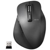 Elecom M-XGL10DBBK Wireless Mouse (Receiver Included), 5 Buttons (With Back/Forward