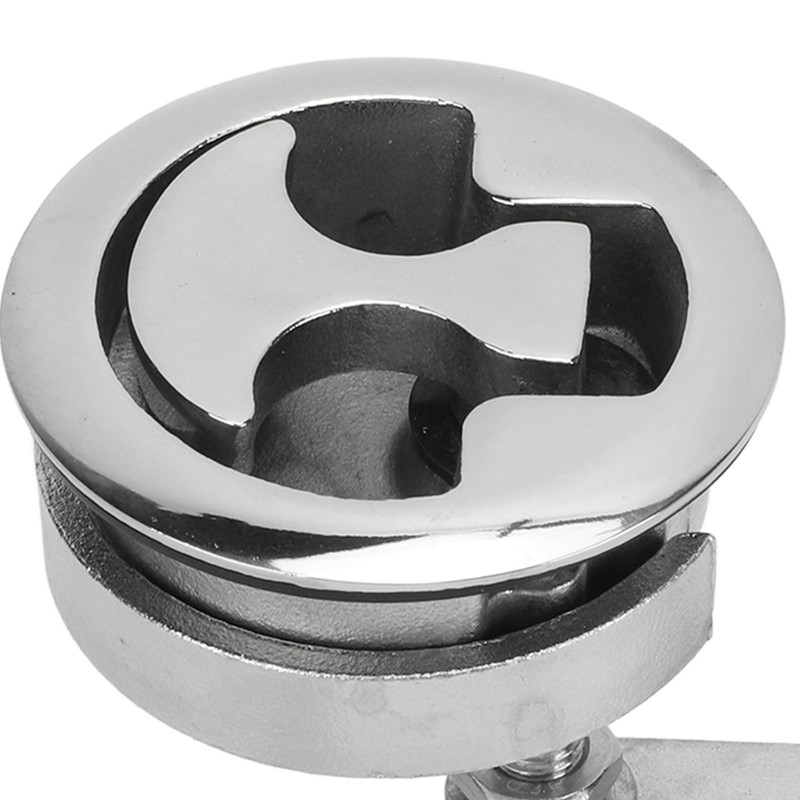 Boat Floor Handle Lock Marine Hatch Latch Flush Mounted Stainless