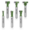 BAYTORY 6Pcs Keyhole Router Bits Set, 1/4" Shank Router Keyhole