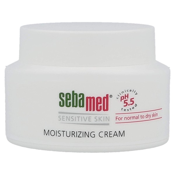 Sebamed Moisturizing Face Cream for Sensitive Skin Antioxidant pH 5.5 Vitamin E Hypoallergenic 2.6 Fluid Ounces (75mL) Ultra Hydrating Dermatologist Recommended Moisturizer (Pack of 3)