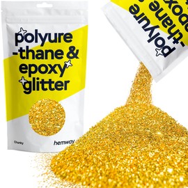 Glitter for Resin Gold Metallic Crystals for Epoxy Craft Chunky Flakes Tumblers Wax Melt 100g / 3.5oz