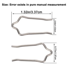10 Pieces 96914 Retainer Clip, Compatible with Moen handle tub/shower, Shower Retainer Clip fit for 96914, 82604, 1222 Cartridge, for Replaces One-Handle Posi T-emp Tub Shower Faucet Cartridge