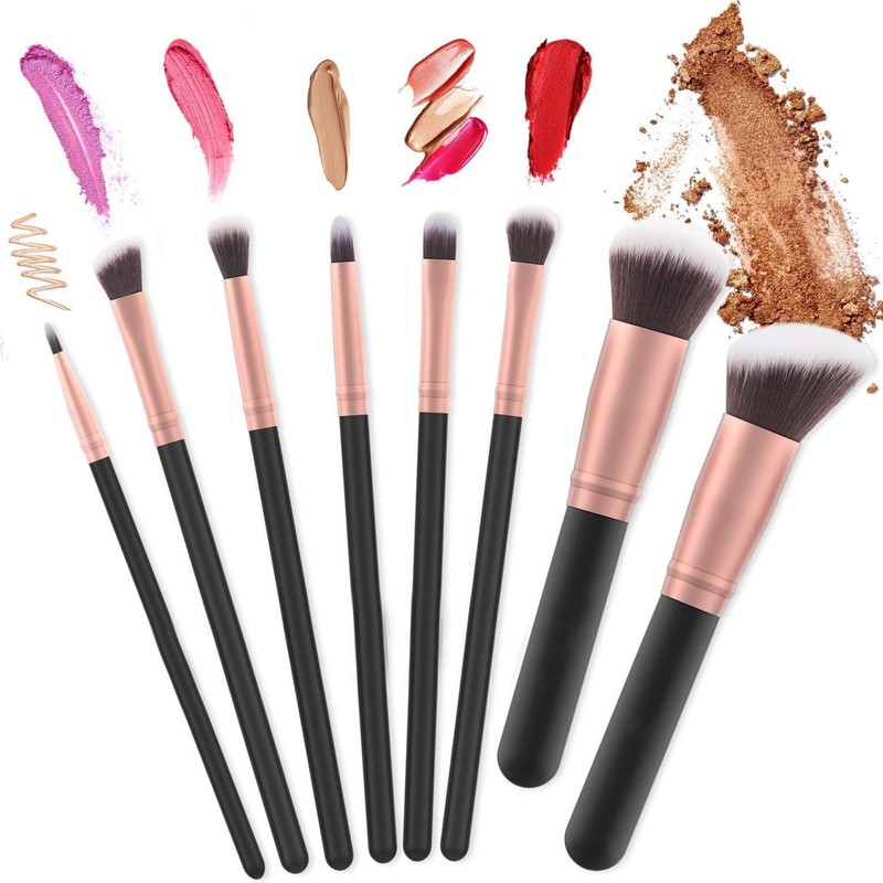 SIUONI Makeup Brushes 17 Pieces Premium Synthetic Foundation Brush Powder