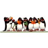 Captive Decals Christmas Caroling Penguin Wrap 1 pc 9" X