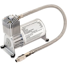 Vixen Horns 1.5 Gallon (6 Liter) Train/Air Horn Tank with 150 PSI Compressor Onboard System/Kit 12V VXO8715