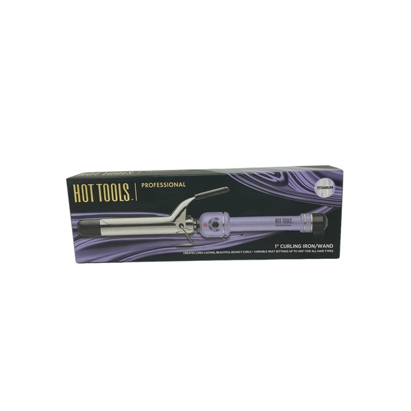 Hot Tools - Rizador profesional de 2,5 cm, color morado