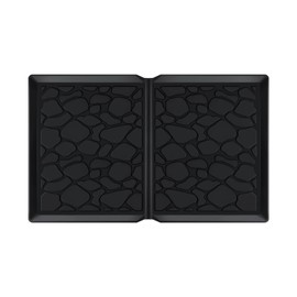 VOONKE All Weather Mat for Wonderfold Wagon, Foldable Wagon Accessories made of Silicone, Protects the Wagon from Sand, Dust and Water, Easy to Clean for Wonderfold (W2 models)30.3*16*0.78in（black）