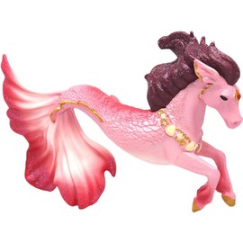 Seahorse Elf, Seahorse Elf Toy Figure, Sea Family, Western Mythological Warcraft Puppet, Seahorse Elves Model Ornament, Ornaments Action Figure (14 x 2.5 x 10 cm)