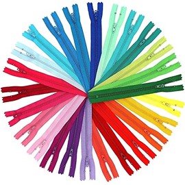 #3 Skirt & Dress YKK Zipper Assortment - Mix of Hot Seasonal Colors for Clothes, Crafts & Sewing Projects - Choose Your Length - Made in The United States (50 Zippers Per Pack) (4" Inches)