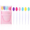 Hpmjz 6 Pcs Lip Brush Tool Gentle Lip Scrub Double-Sided