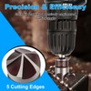 Rocaris 5 Pack Step Drill Bit & 5 Pack Countersink