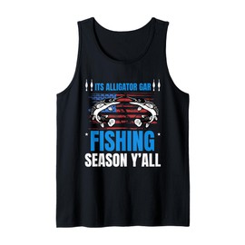 Alligator Gar Fishing Spot Rod and Reel Combo Alligator Gar Tank Top