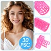 30Pcs Hair Curlers Rollers Set, 5 Sizes Self Grip Hair