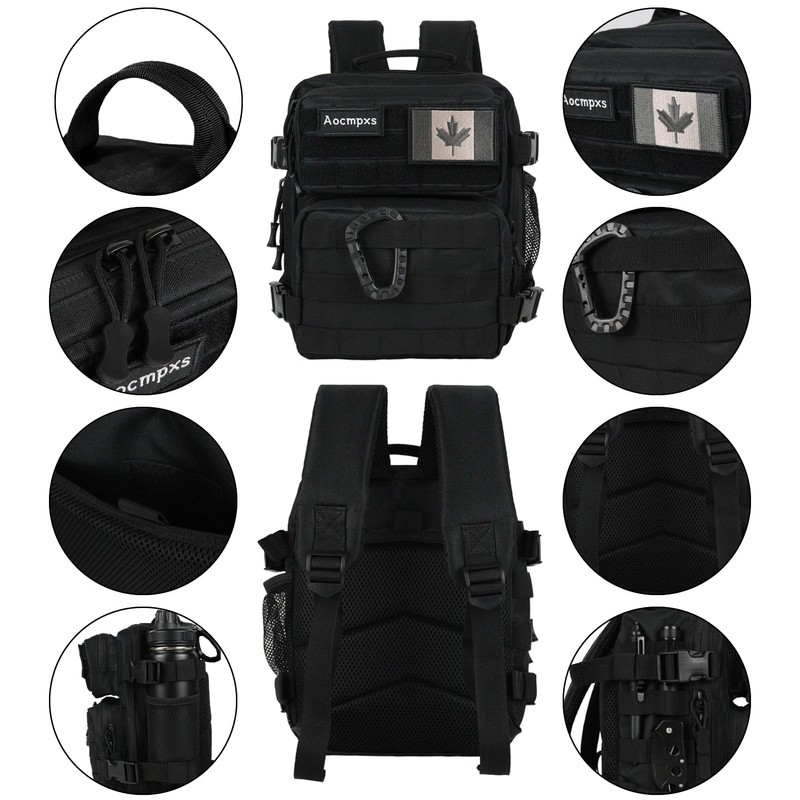 9L Mini Tactical Backpack, Small Gym Backpacks Sport Bag for