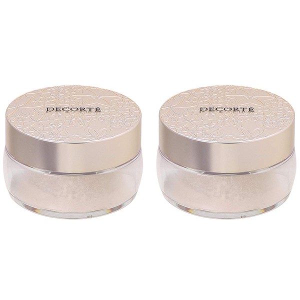 [Set] COSME DECORTE Cosmetic Powder Face Powder 0.7 oz (20 g) 80 glow pink Set of 2