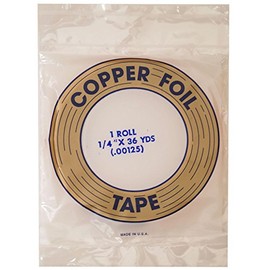 Edco 1/4" Copper Foil - 1.25 Mil. Thick