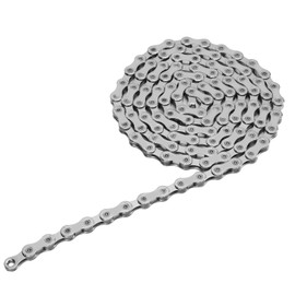 Bike Chain, Wear Resistant SX10 116 Links 30 Speed Bike Chain Silver Steel for Mountain Bike