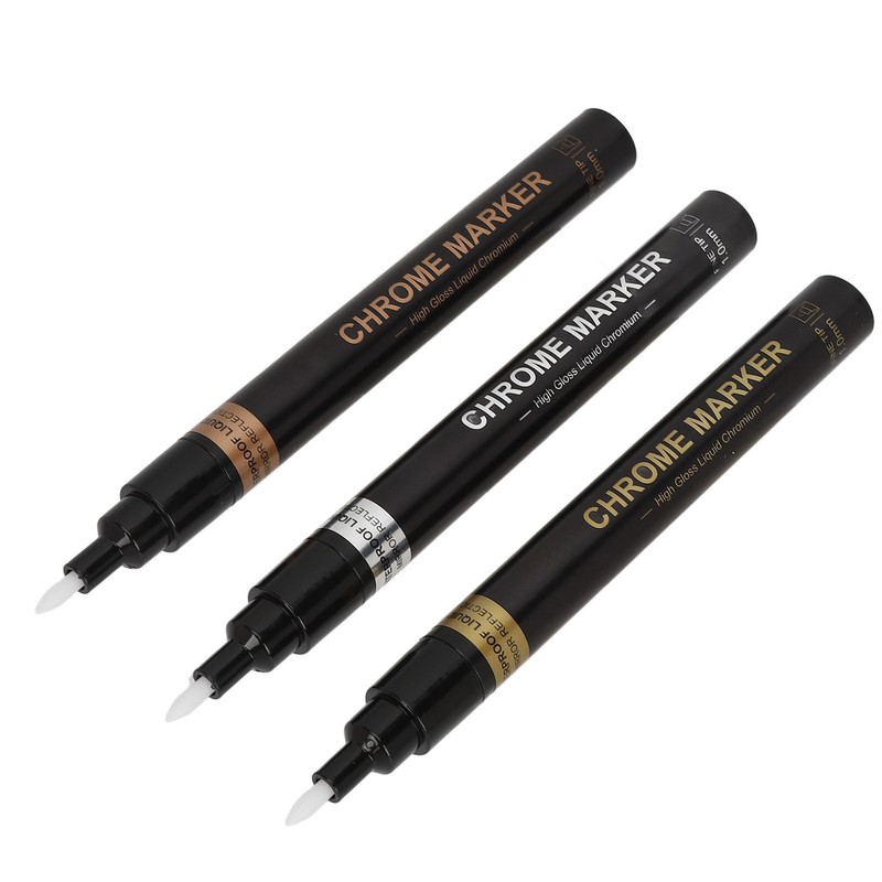 3pcs Nail Art Graffiti Pen Portable Quick Dry Nail Drawing